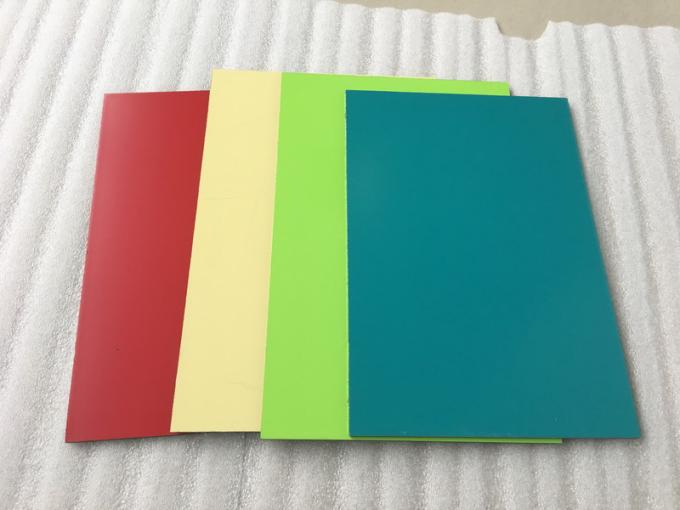 Σύνθετο πιάτο διάφορου αργιλίου χρωμάτων αδιάβροχο με το νανο χρώμα PVDF